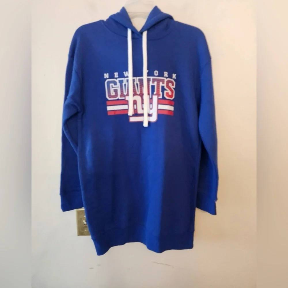 Nfl new york giants oversized hoodie size juniors medium - Picture 1 of 4